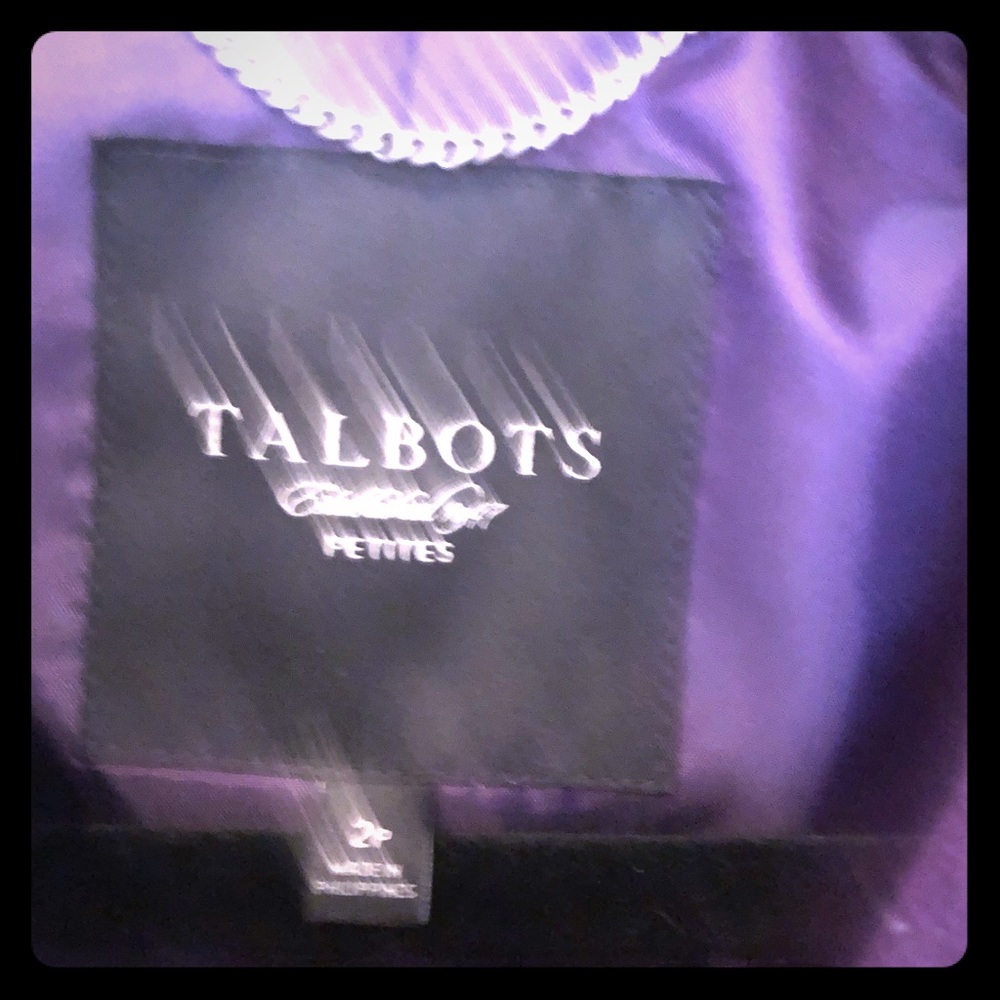 Talbots Women’s Wool Coat Purple 2P